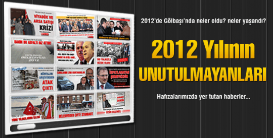 2012 yılının unutulmayanları