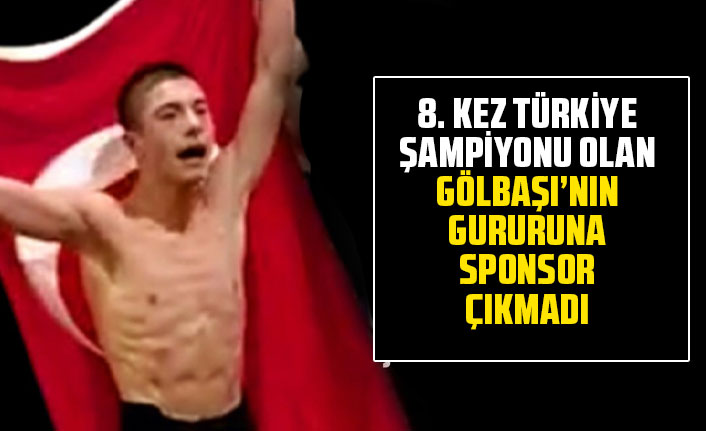 Gölbaşı'nın gururuna sponsor çıkmadı