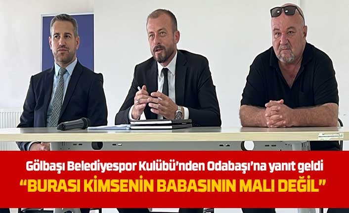 Gölbaşı Belediye Spor Kulübü Basın Açıklaması yaptı