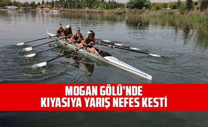 Mogan Gölü’nde Kıyasıya Yarış Nefes Kesti