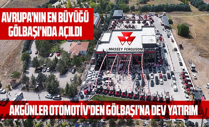 Akgünler Otomotiv Gölbaşı Plazası Görkemli Bir Törenle Açıldı