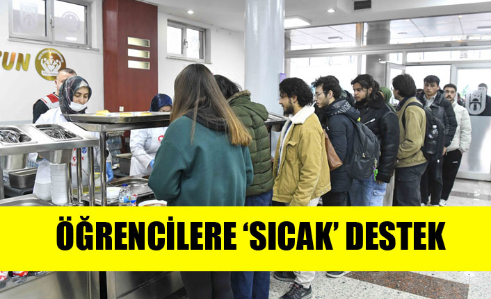 ANKARA BÜYÜKŞEHİR BELEDİYESİNDEN ÖĞRENCİLERE ‘SICAK’ DESTEK