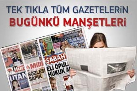 2 Şubat 2012 günün gazete manşetleri