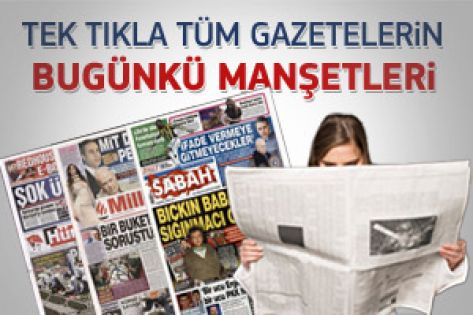 9 Şubat 2012 günün gazete manşetleri