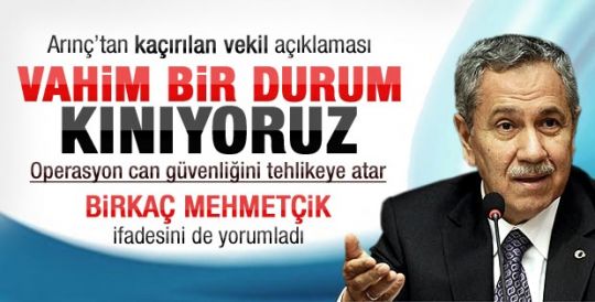 Arınç'tan Birkaç Mehmetçik yorumu