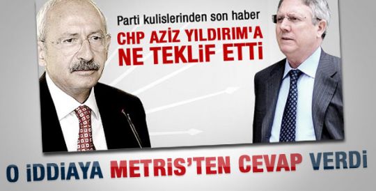 Aziz Yıldırım'dan Kılıçdaroğlu'na cevap 