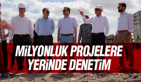 Başkan Duruay projeleri denetledi