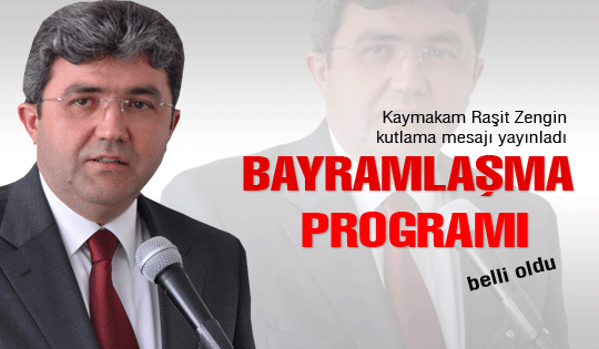 Bayramlaşma programı belli oldu