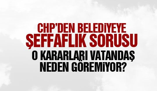 CHP encümen kararları meclise taşıdı