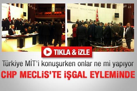 CHP TBMM'de komisyon sıralarını işgal etti