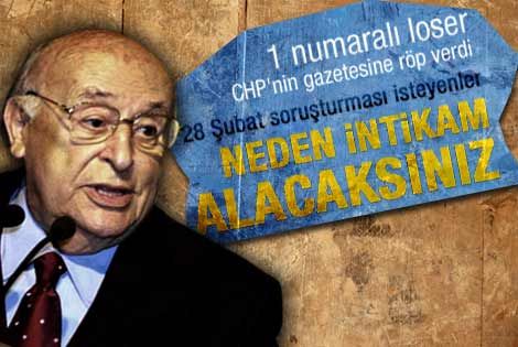 Demirel: Neden intikam alacaksınız