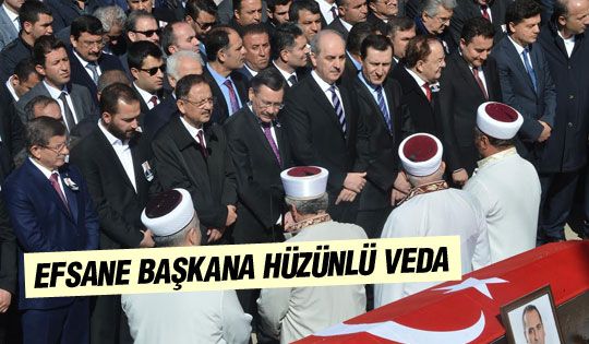 Efsane başkana hüzünlü veda