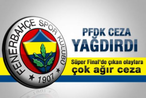 Fenerbahçe'ye 6 maç ceza 