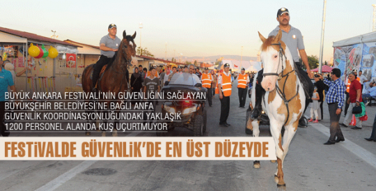 FESTİVAL’DE GÜVENLİK DE EN ÜST DÜZEYDE