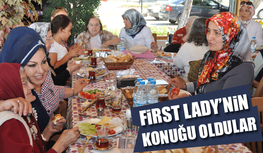 First Lady'nin konuğu oldular