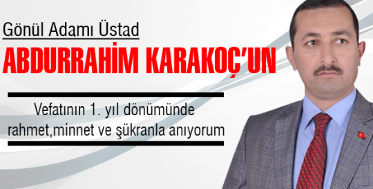 Gökhan Koçak Abdurrahim Karakoç'u andı.