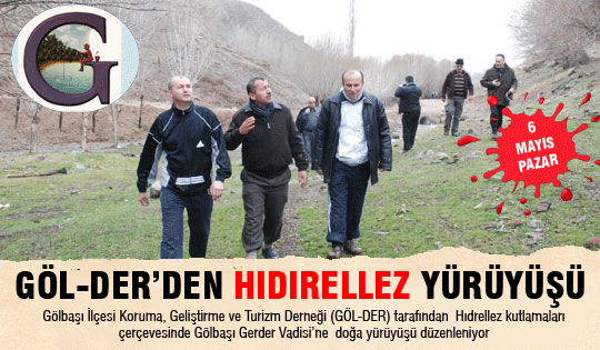 Göl-Der'den HIDIRELLEZ Yürüyüşü