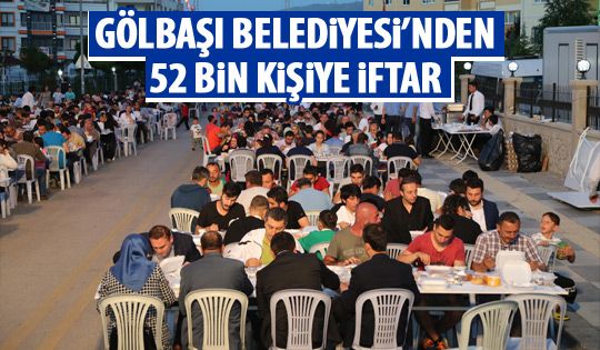 Gölbaşı Belediyesi iftarlara devam edecek