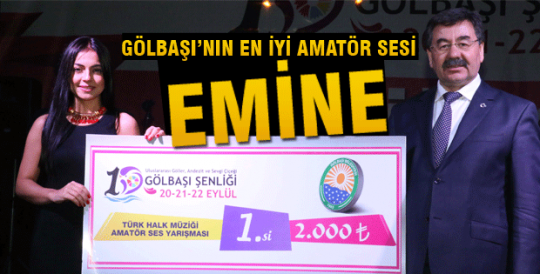 Gölbaşı'nda türkünün kraliçesi: Emine Kelleli