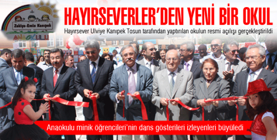 Hayırseverler'den yeni Bir Okul