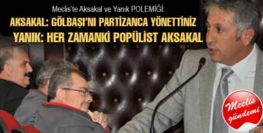 Meclis'te Aksakal ve Yanık polemiği