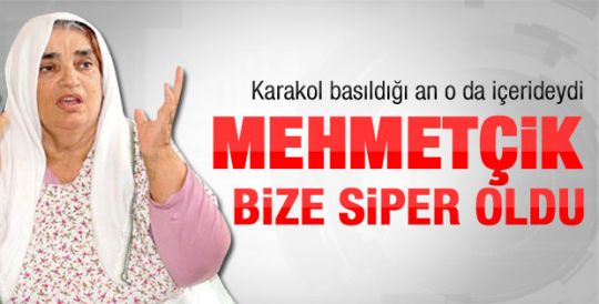 Mehmetçik oğlum bizlere siper oldu