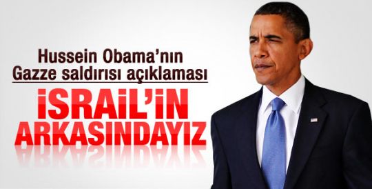 Obama'dan İsrail'e destek açıklaması