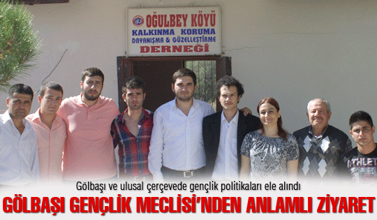 Oğulbey Mahallesi'ne anlamlı ziyaret