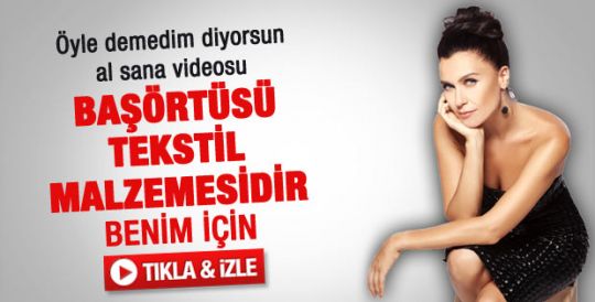 Şevval Sam: Başörtüsü tekstil malzemesidir - Video 