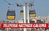 Teleferik hattında bakım çalışması