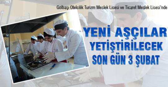 Yeni aşçılar yetiştirilecek