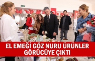 Kızılcaşar Kültür Merkezi’nde el emeği göz...
