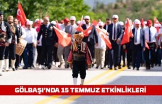 Gölbaşı'nda 15 Temmuz etkinlikleri