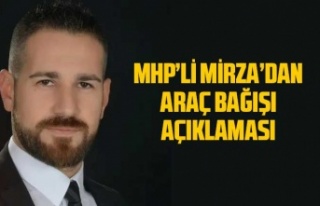 MHP, araç bağışına "ret" oyu verdi