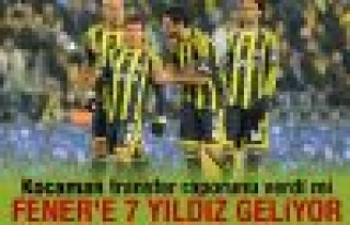 Fenerbahçe'ye 7 yıldız geliyor 