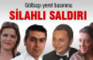 Gölbaşı Yerel basınına silahlı saldırı