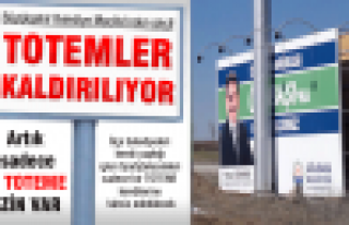 Totemler kaldırılıyor