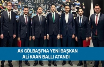 Ali Kaan Ballı, Gölbaşı AK Parti Gençlik Kolları Başkanlığına Atandı