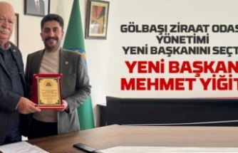 Ziraat Odası'nda yeni başkan Mehmet Yiğit oldu