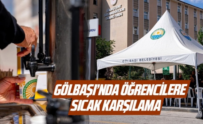 Belediyeden öğrencilere sıcak karşılama